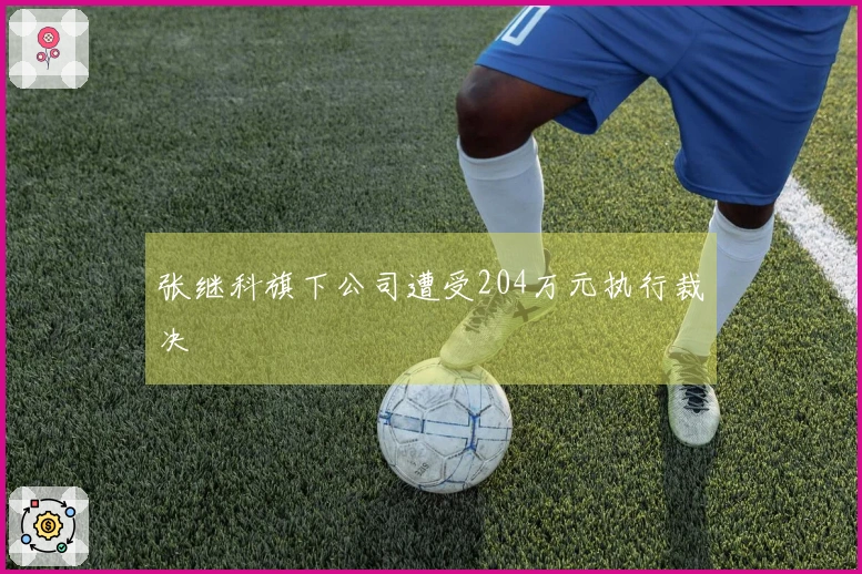 张继科旗下公司遭受204万元执行裁决