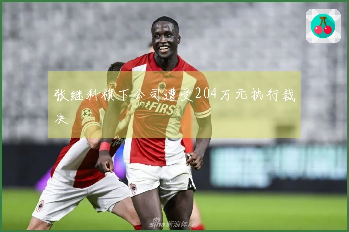 张继科旗下公司遭受204万元执行裁决